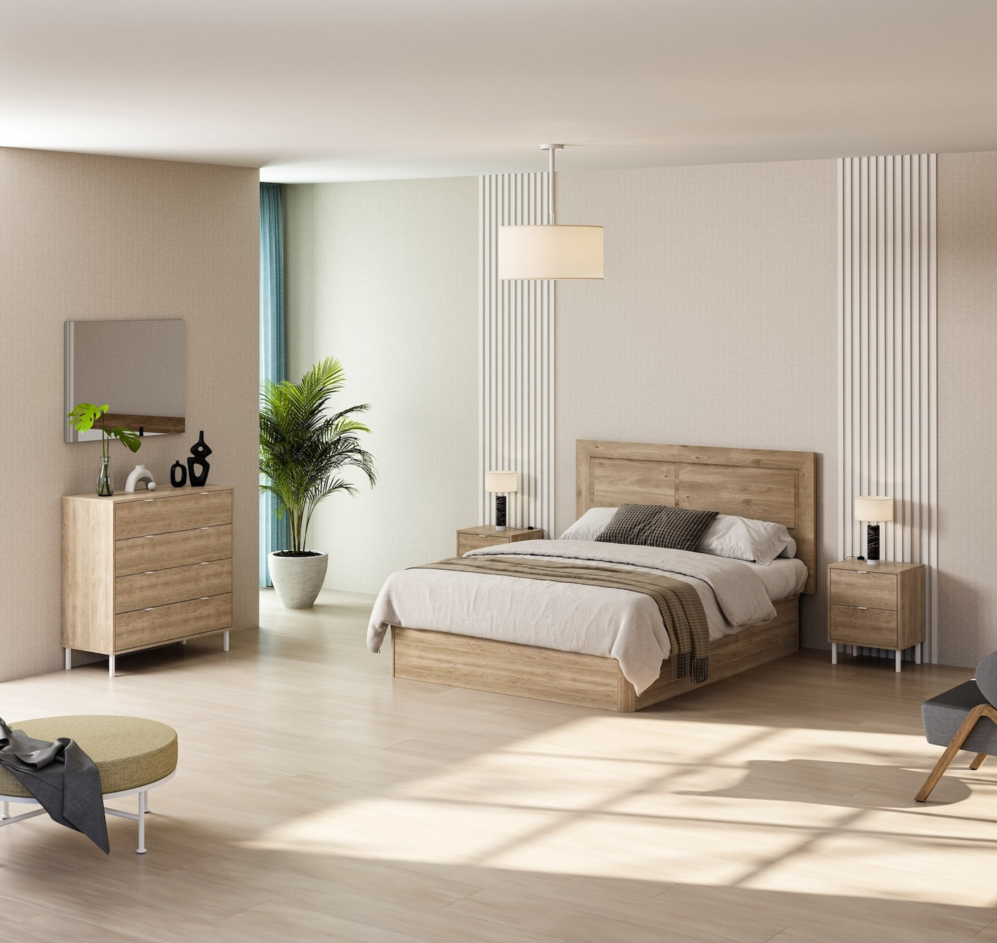 Mesita OSLO 2 Cajones